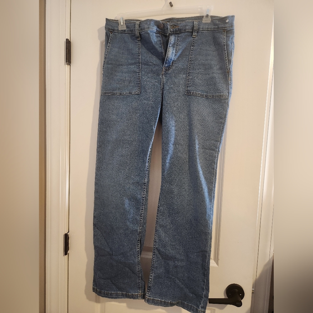Calvin Klein Collection Light Blue Flare Jeans